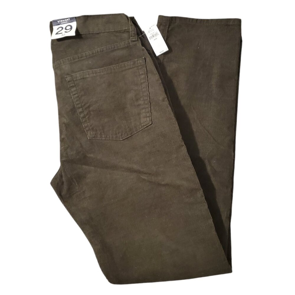 Corduroy Men Straight Pants 29x32